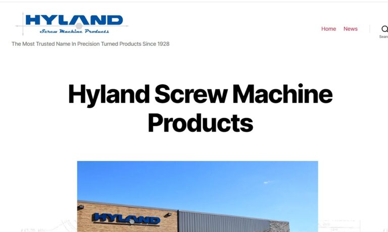 Hyland Screw Machine Products